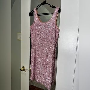 BARBIE Vintage Pink Sequin Dress